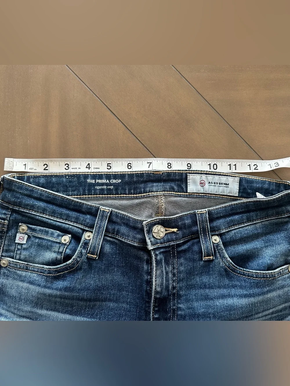 AG Adriano Goldschmied Women's The Prima Crop Cigarette Crop- 27